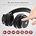 Wireless Headset, TaoTronics Over Ear Bluetooth Headphones with Deep Bass & 25 Hours Playtime (Memory Foam Ear Pads, Dual 40 mm Drivers, On Ear Control Buttons)