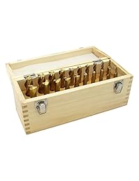 20 pieza Lata con revestimiento de nitruro de titanio End Mill Set 4 & 2 flauta End Mill para máquinas de fresado