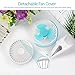 PUAIDA Clip on Stroller Fan, Battery Operated Portable USB Rechargeable Desk Fan with 2500mAh Battery, 3 Speeds and 360 Degree Rotation for Baby Stroller, Camping, Outdoors, Home Office