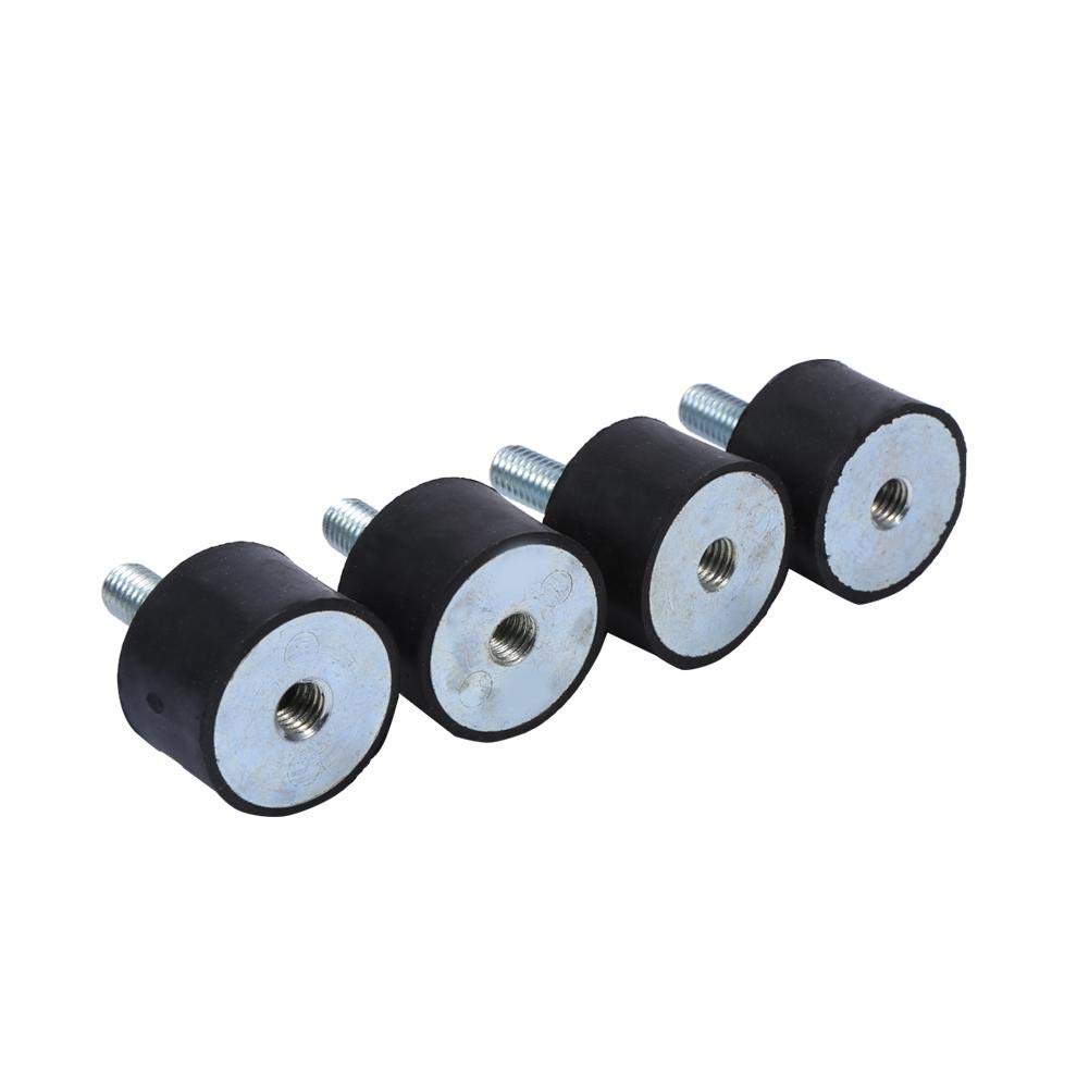 4x Rubber Mounts Shock Absorber for Air Compressors and Engines - M8 Silentblock Vibration Isolator Bobbins