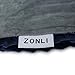 ZonLi 60''x80'' Grey/Navy Minky Dot Duvet Cover, Removable Duvet Cover for Weighted Blanket