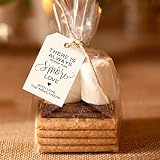 Bliss Collections S'More Love Favor Tags for Wedding Reception, Unique Table Setting Favor Idea, 2x3 inches, Pack of 50