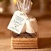 Bliss Collections S'More Love Favor Tags for Wedding Reception, Unique Table Setting Favor Idea, 2x3 inches, Pack of 50