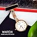 WIOR Nurse Lapel Pin Watch Hanging Medical Doctor Pocket Watch Quartz Movement Nurses Watch for Graduation Xmas Birthday Mothers Day