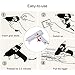 BSTPOWER 100W 2T Mini Hot Glue Gun with Flexible Trigger High Temp Overheating Protection for DIY or craft, Melting Glue Gun with Three Nozzles