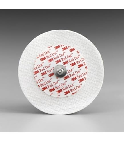 50 électrodes ECG En Tissu - 55 Mm - Pour Repos Et Exercice - Modèle T815