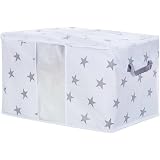 Fdit Borsa Pieghevole Per Vestiti E Coperte – Organizer Da Viaggio E Ripostiglio – 57x40x22 Cm, PEVA Impermeabile, Capacità 25 Kg - 3