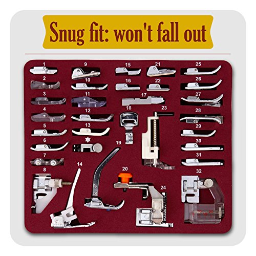 4 MadamSew+Presser+Foot+Set+PCS