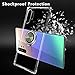 Galaxy Note 10+ Plus/5G Case, Anti Scratch Soft TPU Clear Case with 360 Degree Rotation Button Bounce Finger Ring Kickstand [Work with Magnetic Car Mount] for Samsung Galaxy Note 10+ Plus,Clear