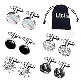 Lictin Men's Cufflinks Cuff Links for