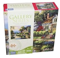 GALLERY SERIES AUTHENTIC WOOD PUZZLE Swan Cottage II 1000 Piece Puzzle by Mega Puzzles