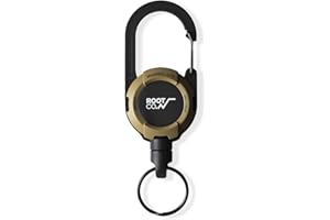 ROOT CO.√ Gravity MAGREEL LITE, Retractable Badge/iPhone Case/Key Holder with Key Ring | 25.5 inch / 65cm Reel Retractable Heavy Duty | Max Loading Weight 5.2 oz / 150g