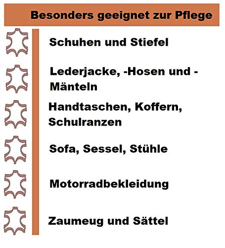 vom Pullach Hof Lederen balsem Universal 250 ml met echte bijenwas voor onderhoud en reiniging van schoenen, lederen… - Afbeelding 6