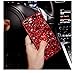 Black Lemon Phone Case for iPhone 7 Plus/iPhone 8 Plus Case for Womens and Girls Soft Silicone iPhone Cases Cover Cute Bling Rhinestones Glitter Diamond Hard Back Rubber Bumper Protective Case (Red)
