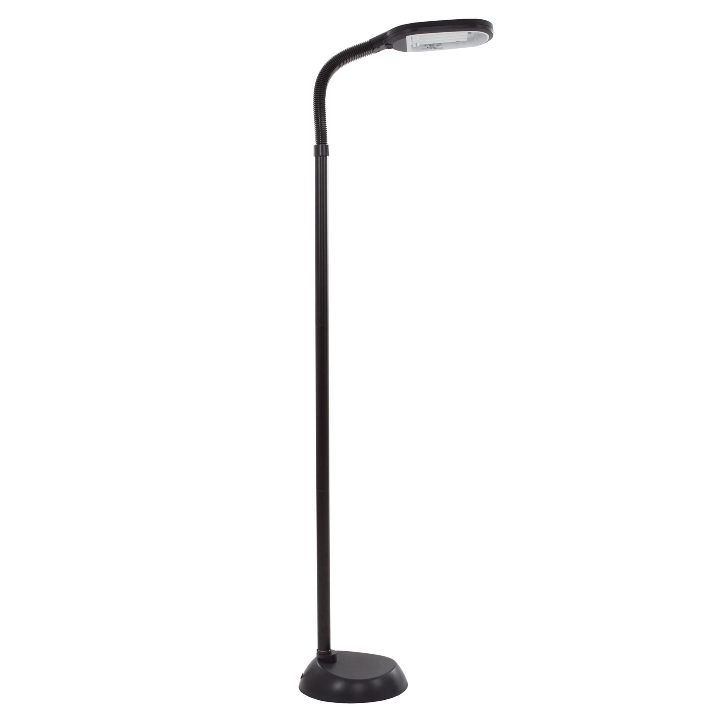 Photo 1 of *UNTESTED*
Floor Lamp - Full Spectrum Natural Sunlight Lamp with Bendable Neck - Reading, Craft, Studying, and Esthetician Light by Lavish Home (Black)