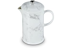 Le Creuset Stoneware 34 oz. French Press, Marble Collection
