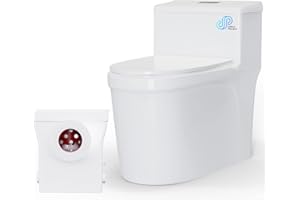 Simple Project Macerating Toilet System Kit, One Piece Upflow Toilet System | Upflush Toilet For Basement With 600w Macerator Pump Connect Sink, Bathroom, Laundry