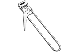 Adjustable Jar Opener, Stainless Steel Lid Remover with Effortless Grip for Tight Lids, Easy-Use Can & Bottle Opener Tool for