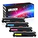 Amstech 4 Packs Clt 504s Clt-k504s Compatible Toner Cartridge Replacement for Samsung CLT-K504S CLT-C504S CLT-Y504S CLT-M504S for Samsung Xpress SL-C1810W C1860FW CLX-4195FN 4195FW CLP-415NW Printer