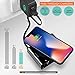 [Qi Wireless Charger + Qualcomm QC3.0 Power Bank] CVIDA 10000mAh Wireless Power Bank 3-Port Portable Charger External Battery Pack with USB-C In & Out for iPhone 8/8 Plus, iPhone X, Galaxy S8 (Black)