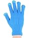 BYOS Unisex Winter Convenient Texting Stretch Magic Gloves for All Touchscreen Devices Smartphone & Tablet Three Fingertips Conductive Tech (Blue)