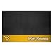 FANMATS 12136 West Virginia Mountaineers Vinyl Grill Mat - 26in. x 42in. - Deck Patio Protective Mat | Oil, flame, and UV resistant