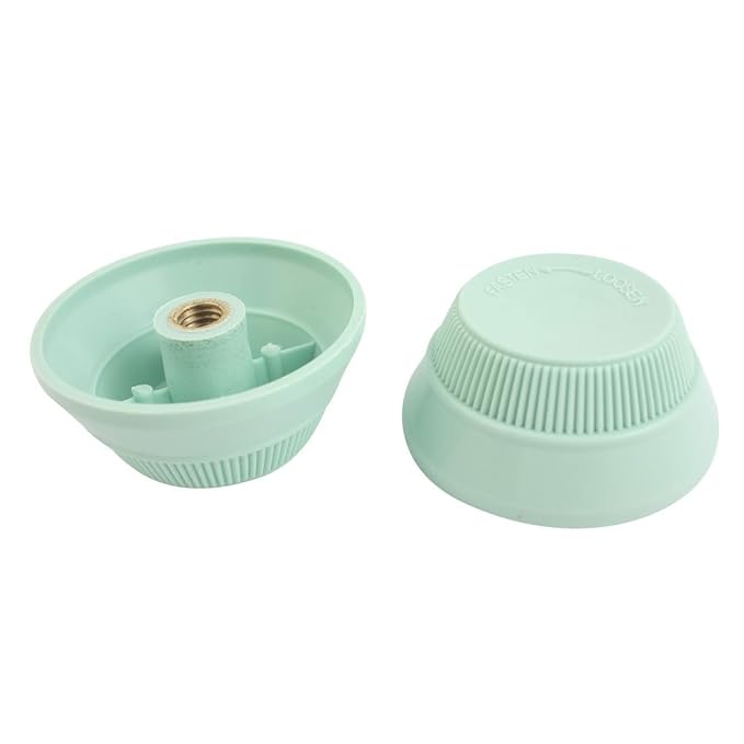 Plastic Electric Fan Blade Lock Nut 7mm Thread Dia 2pcs Light Green