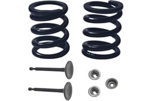 BUHNSS 36lb Valve Spring Kit With Retainer And Lock For Predator 212cc For Yamaha F200 For Non-HEMI Honda Clone GX200 For Modified BSP 196CC go kart OHV racing motor engine