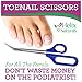 Helix Naturals Long Handled Toenail Scissors and Clippers for Thick Nails Set Men Women Easy Ergonomic Elderly Cuticle