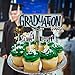 Amosfun 72PCS Graduation Cupcake Toppers 2020 Graduation Party Decorations Cake Topper Picks Toothpick Toppers Class of 2020 Graduation Party Supplies