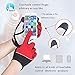 ZOOKKI Cycling Gloves Mountain Bike Gloves Road Racing Bicycle Gloves Light Silicone Gel Pad Riding Gloves Touch Recognition Full Finger Gloves Men/Women Work Gloves - XXL