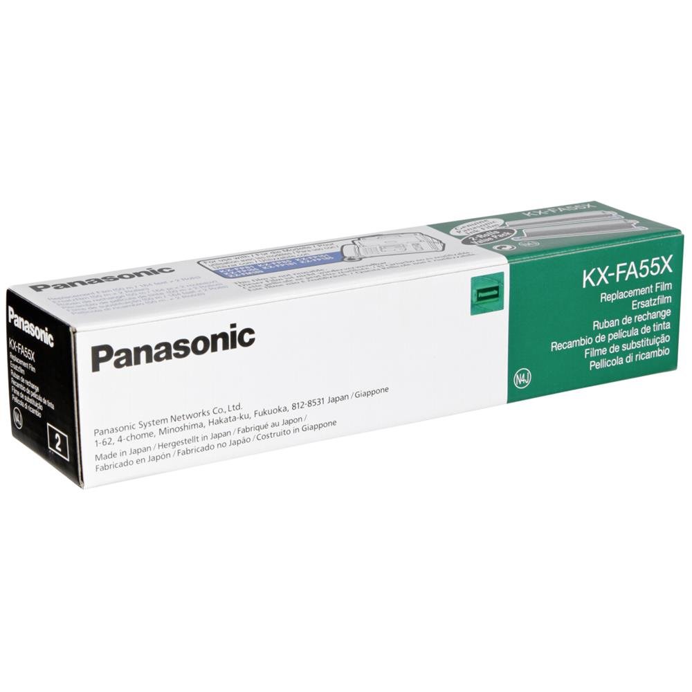 Panasonic KXFA55X KX-FA55X Ink Film Cartridge Roll for KX-FP181 / KX-FP185 / KX-FP189 / KX-FP151 / KX-FP155 / KX-FC195 / KX-FP81 / KX-FP85