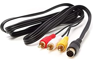 Wiresmith Standard RCA AV Composite Cable for Sega Saturn
