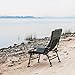 VINGLI Folding Fishing Chair Plus Foot Rest Attachment,Widen 48×22 inch XXL Size, 180° Adjustable Reclining Mesh Padded Back, Outdoor Camping/Beach Portable Stool, Support 300LBS, with Carry Bagthumb 1