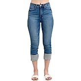 Judy Blue Skinny Cuffed Capris