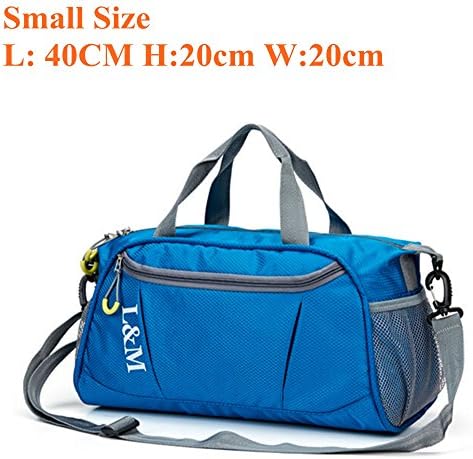 XHBoutique Dry Wet Depart Bag Waterproof Sports Duffel Bag for Sports,Swiming,Hiking,Travel,Boating,Diving (Blue, S)