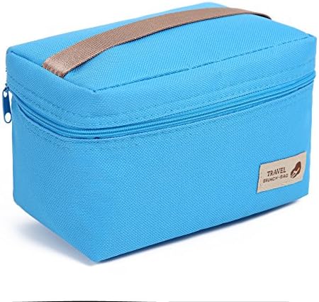 Portable Insulated Mini Small Snack Bag For Kids Teen Girls School Students Cooler Bag For Kids Small Bag For Feeding Bottle,blue