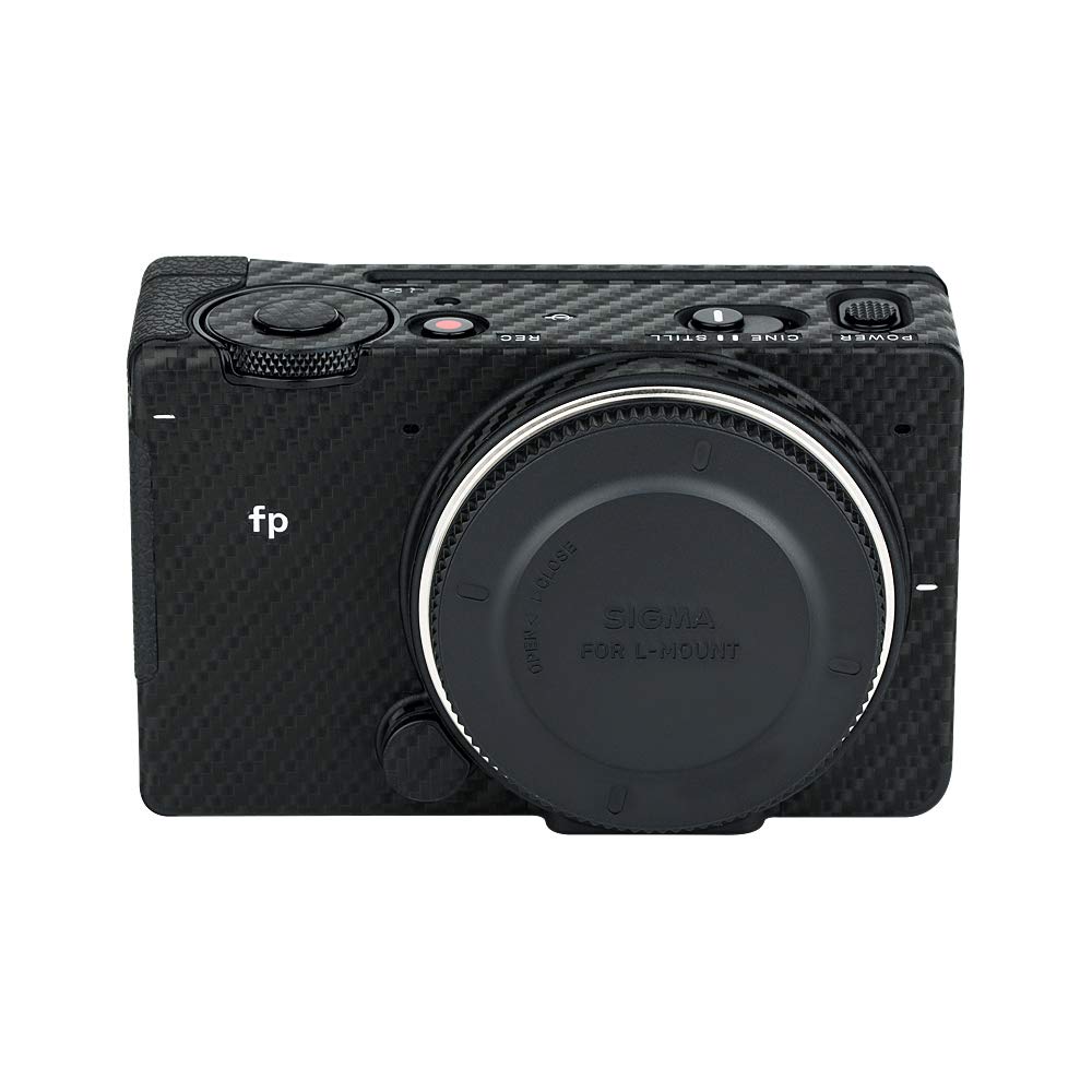 KIWIFOTOS Anti-Scratch Camera Body Skin Sticker Protective Decals Guard Film for Sigma FP - 3M Stickers DSLR Camera Body Carbon Fiber Wrap Cover Shield, Bubble Free Anti-slid Holder
