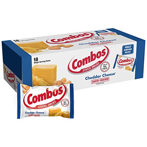 COMBOS Cheddar Cheese Cracker Baked Snacks 1.7 Ounce (Pack of 18) Pricepulse