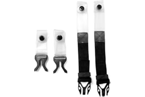 Leatt 3.5, 4.5, 5.5 E 6.5, Replacement for Neck Brace Unisex – Adult, Black, One Size