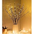 LED Branch Lights Battery Powered Decorative Lights Willow Twig Lighted Branch for Home Decoration