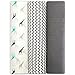 MoM-me 100% Cotton Muslin Baby Blanket - Swaddle Blankets - 3 per Package for Boys and Girls. Large Size 47inch x 47inch Nursing Cover, Car Seat Cover, Shower Gift. Giraffe - White - Chevron Designs