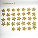 KUNGYO Gold Glittery Twinkle Twinkle Little Star Garland Baby Shower Birthday Party Decorations (3-Pack:1 “Twinkle Twinkle Little Star”+2Gold Star Garland) (Gold)