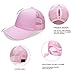 Criss Cross Hat Washed Distressed Baseball Cap Ponytail Hat High Messy Bun Ponycap for Women