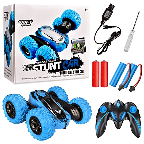 KKONES Remote Control car,2.4GHz Electric Race Stunt Car,Double Sided