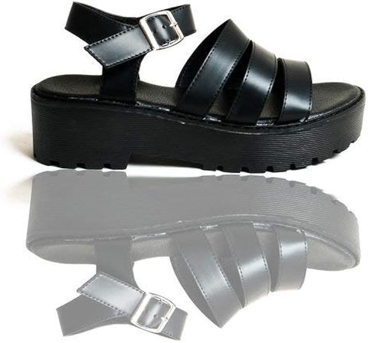 buckle chunky sandals