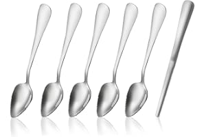 Grapefruit Spoons 6 Pieces Set, 5 Pieces Grapefruit Spoons and 1 Grapefruit Knife, Stainless Steel Grapefruit Utensil Set, Se