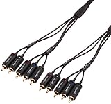 AmazonBasics RCA Component Video Cable with Audio - 15 Feet