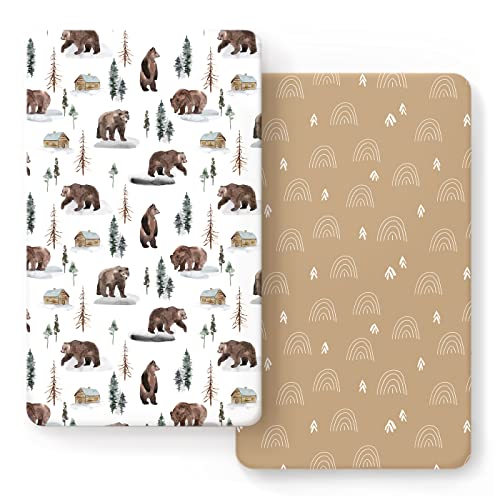 GRSSDER Stretchy Crib Sheets