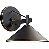 Kichler Ripley 7.5" 1 Light Outdoor Wall Light in Olde Bronze®